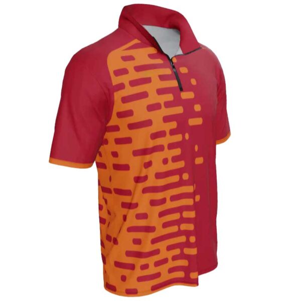 Dash Half Sleeve Quarter Zip Tee - Image 2