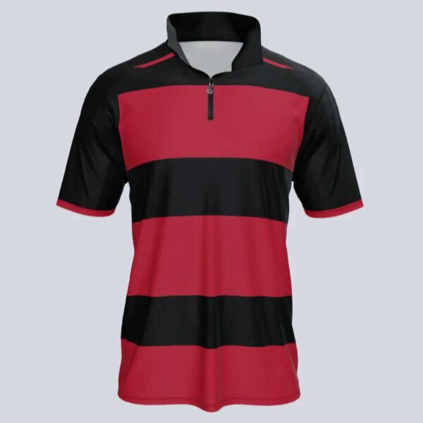 Steel Half Sleeve Quarter Zip Tee