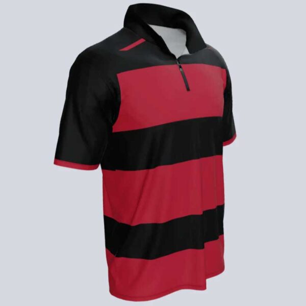Steel Half Sleeve Quarter Zip Tee - Image 2