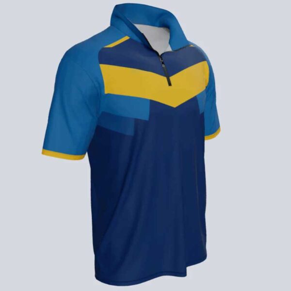 Vex Half Sleeve Quarter Zip Tee - Image 2